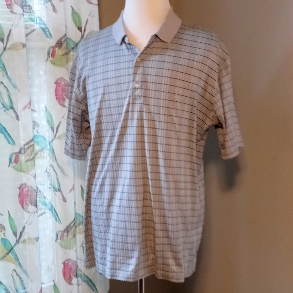 Greg Norman Golf Polo Collared Ribbed Shirt Size Extra Large XL NWOT